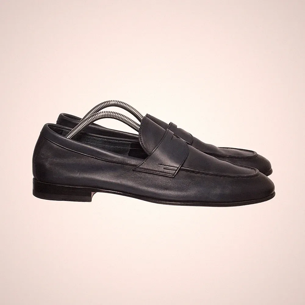 Santoni, Loafers, Größe: 42 1/2, Blau, Herren #vAn