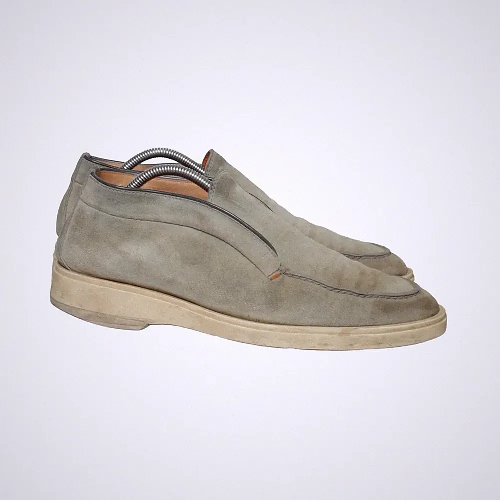 Santoni, Loafers, Größe: 42, Grau, Herren #dLB