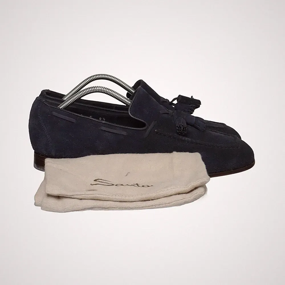 Santoni, Loafers, Größe: 44, Blau, Herren #qDF