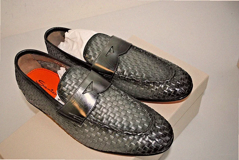 SANTONI MOKASSIN ECHTLEDER GR 42,5 850,00 KARTON SAN-26C05
