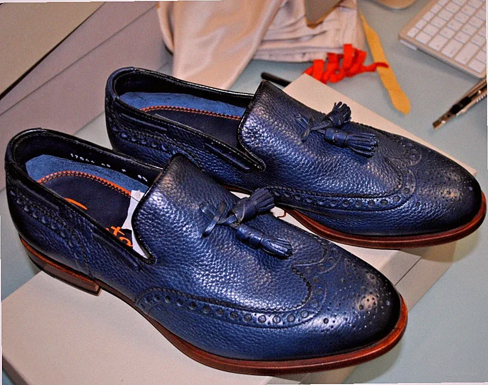 SANTONI MOKASSIN ECHTLEDER GR 42,5 850,00 KARTON SAN-26L16