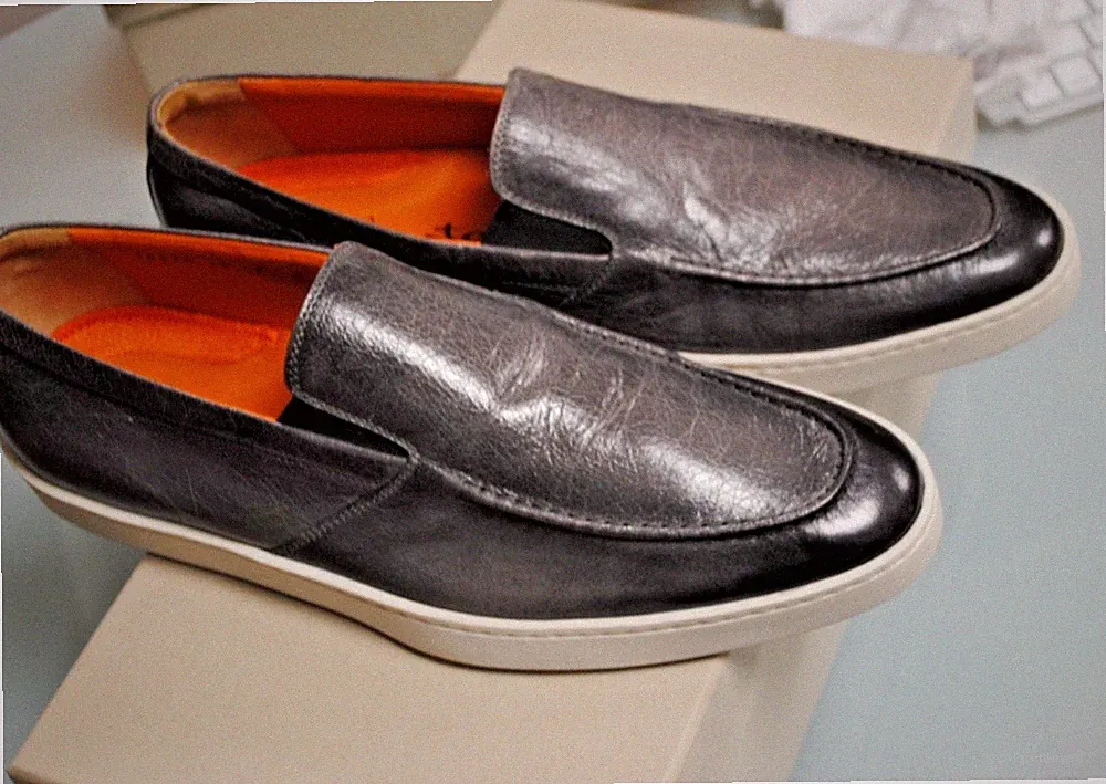 SANTONI MOKASSIN ECHTLEDER GR 42 850,00 KARTON SAN-26A20