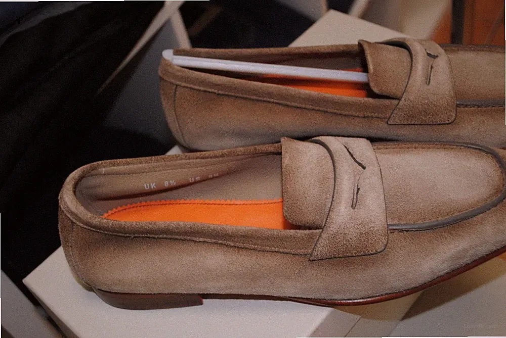 SANTONI MOKASSIN RENTIERLEDER GR 42,5 720,00 KARTON SAN-26A14F