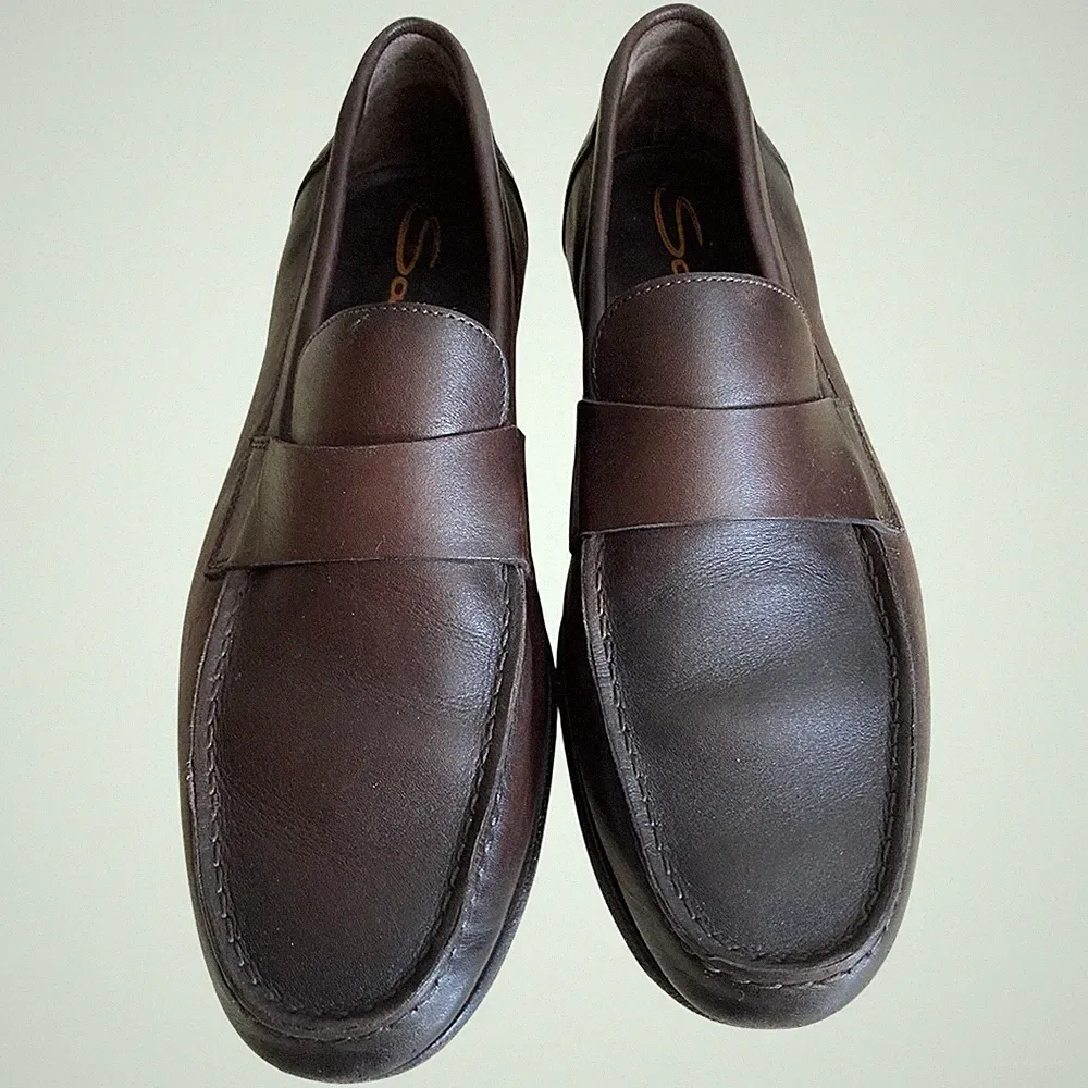 Santoni - UK/7 - Halbschuhe aus weichem Leder braun