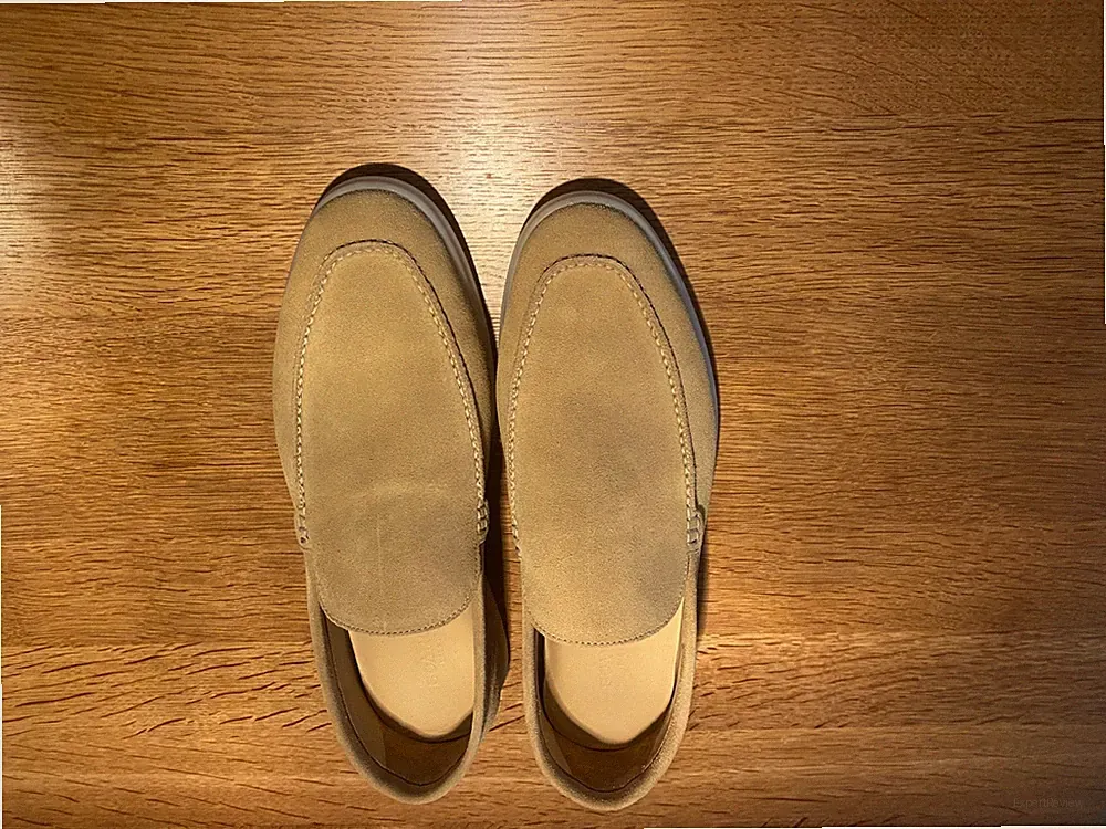 Scarosso Loafer Herren, Größe 43, Velourleder Beige neuwertig