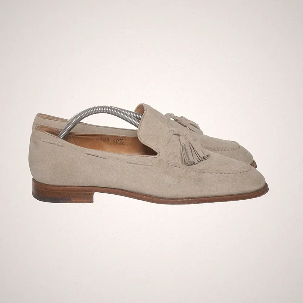 Scarosso, Loafers, Größe: 40 1/2, Leder, Beige, Herren #EMM