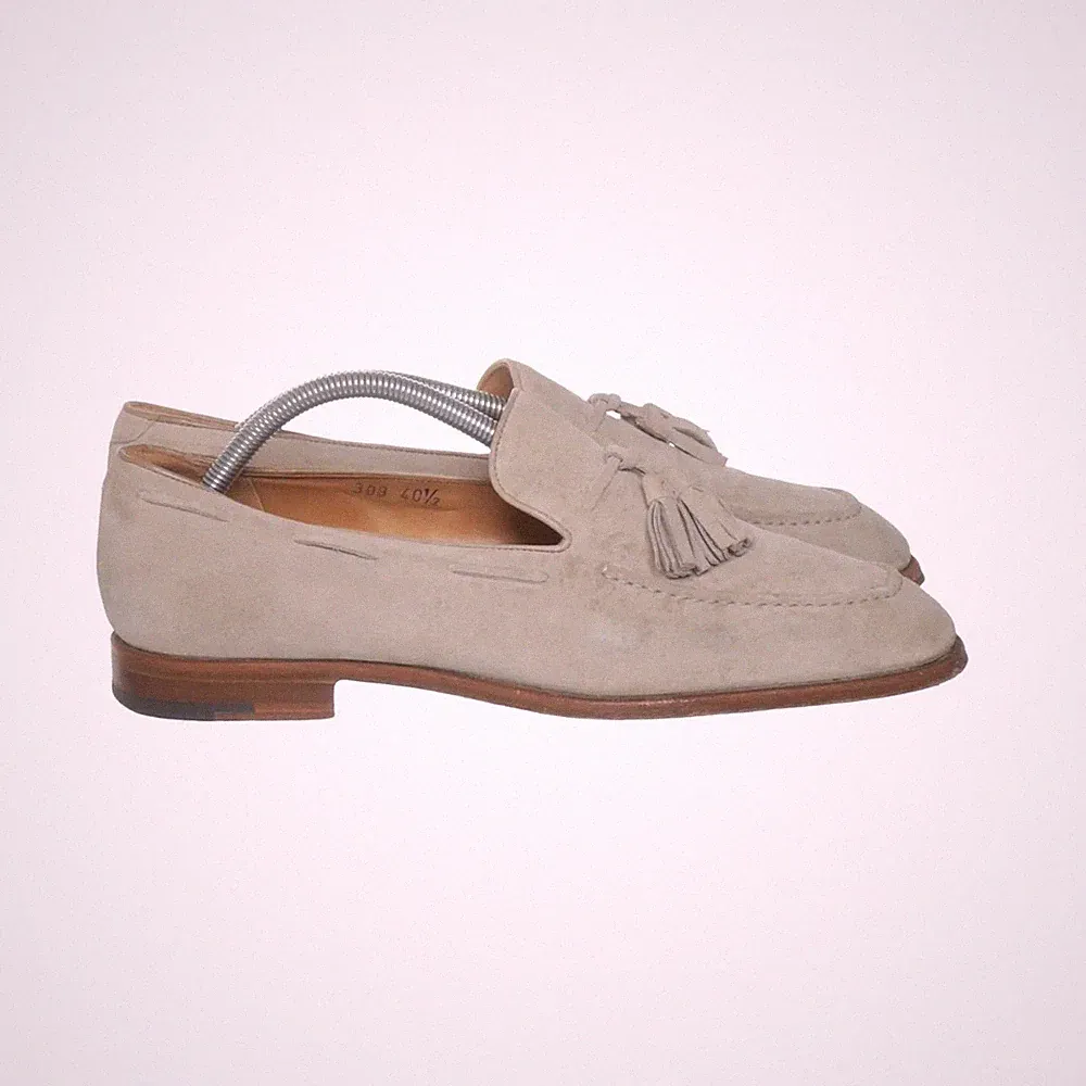 Scarosso, Loafers, Größe: 40 1/2, Leder, Beige, Herren #YCn