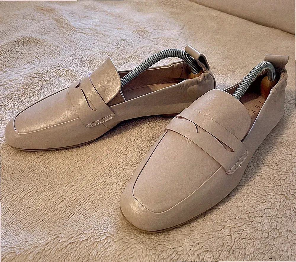 Schicke Damen Loafers in Caramel Gr. 39-39,5 Neu Jernn Basics!