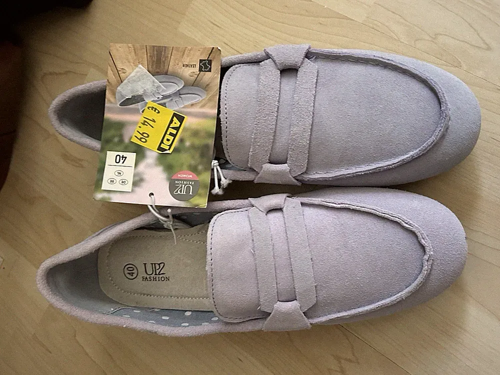 Schicke Schuhe / Loafers/ Mokassin/ Slipper Von Up2 Fashion Gr 40 Neu!