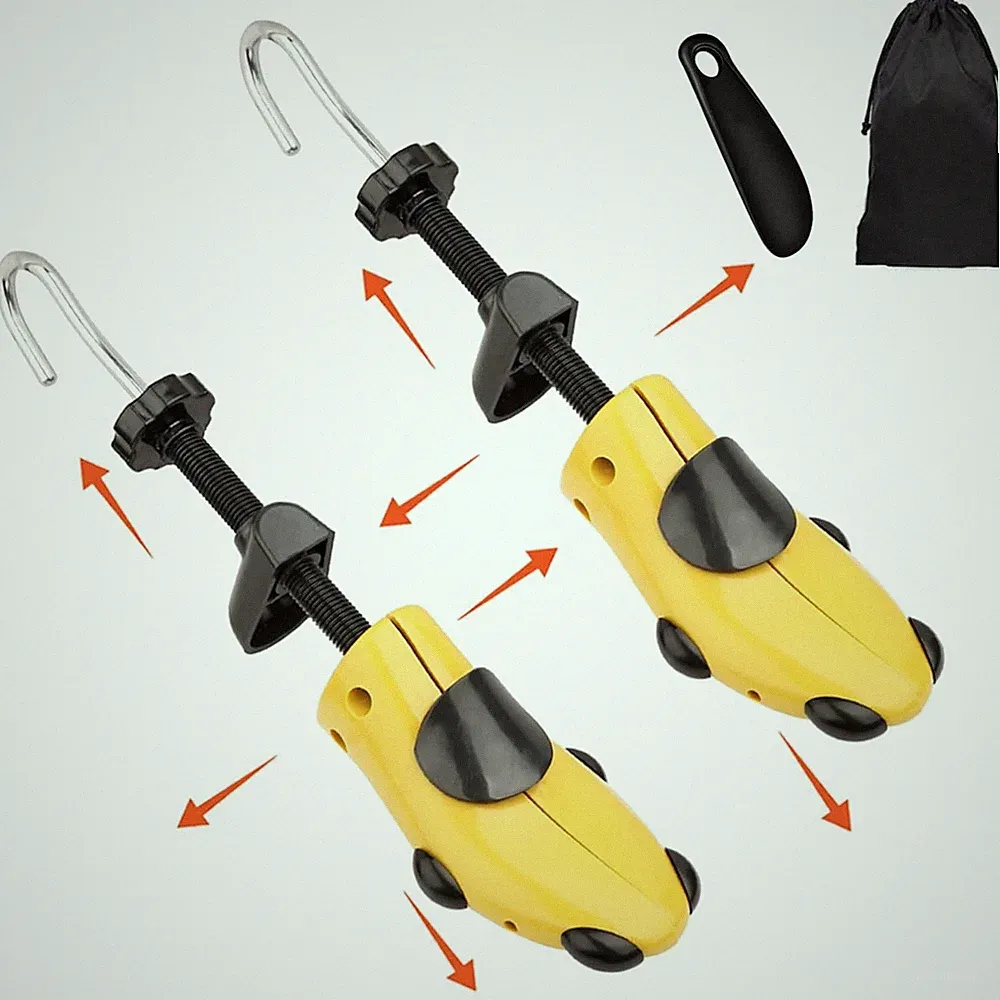 Schuhdehner Schuhspanner Damen Herren einstellbar Holz Breite Länge Schuhe de...