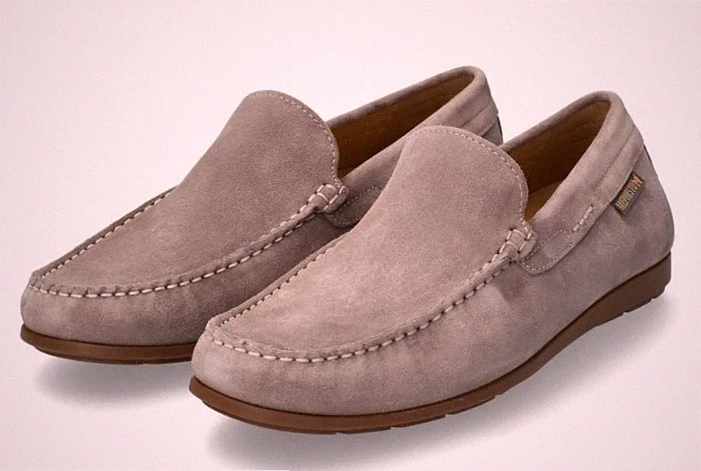 Schuhe Halbschuhe Mephisto Algoras Wildleder beige RABATT