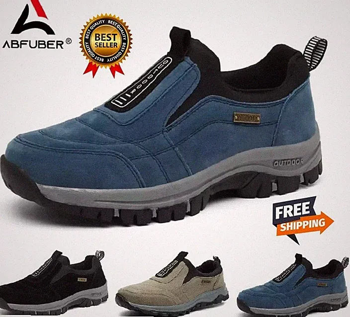Schuhe Herren Freizeit Slipper Halbschuhe Outdoor Walking Sneaker Wildleder Wandern Turnschuhe