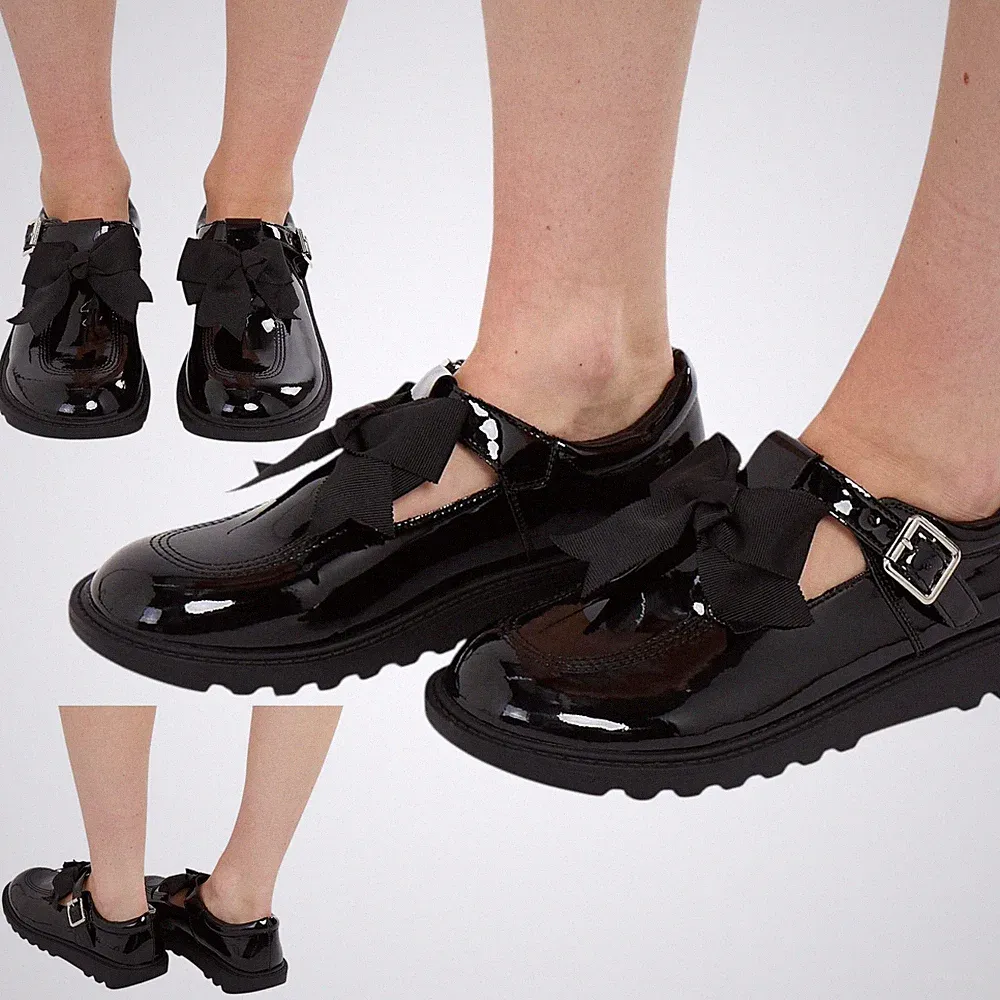 Schulschuhe Mary Jane Flats für Damen Schule Freizeit Arbeitsschuhe mit Komfort