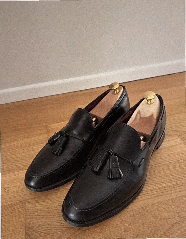 Schwarze Grayson Tassel Loafer von Allen Edmonds