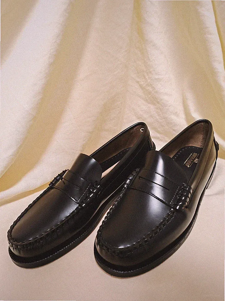 Sebago Damen Halbschuhe Classic Dan Leder Schwarz EU 38,5 / 39