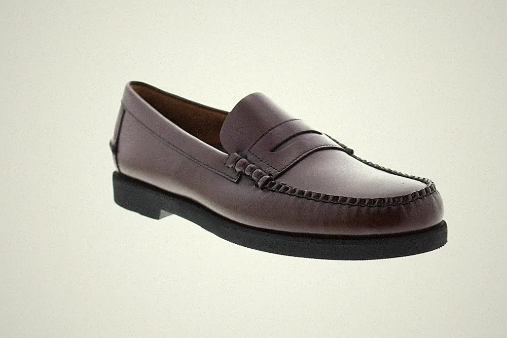 Sebago Dan Polaris Herren Braune Loafer & Slip Ons Penny Schuhe