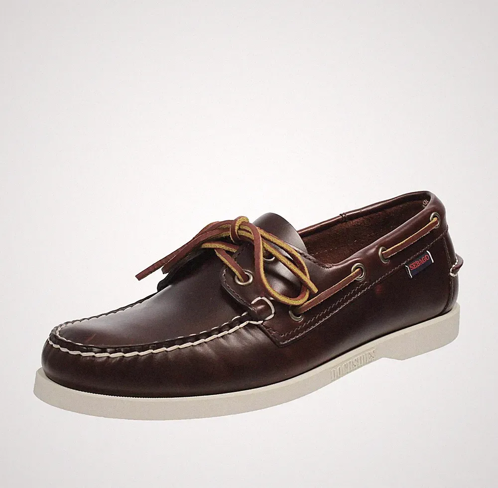 Sebago Docksides Portland Waxed - Ledersegel braun - Herrenschuhe