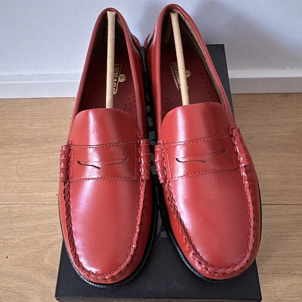 Rote Loafer Für Herren