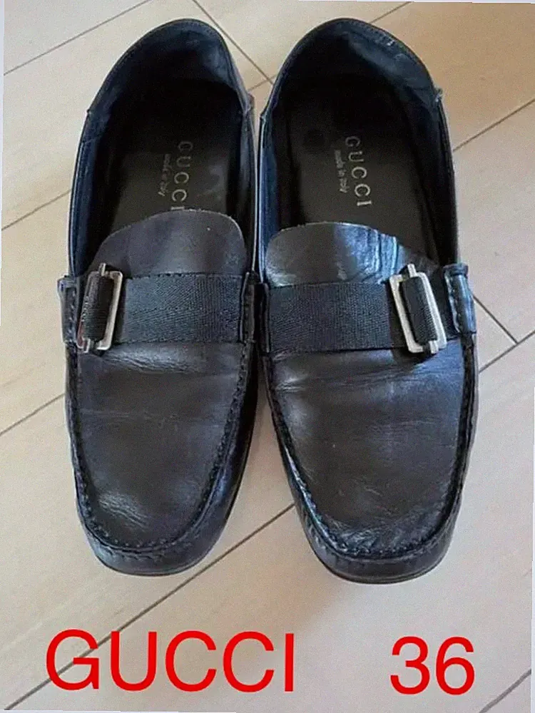 Seltene GUCCI schwarze Leder Bit Loafer Größe 36 elegante Damenschuhe