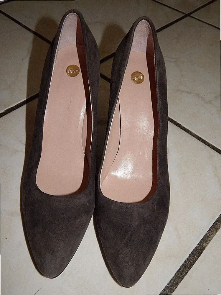 SELVE Loafers Mokassins Halbschuhe Ballerinas Handmade Gr. 38,5 Echt Leder (12)