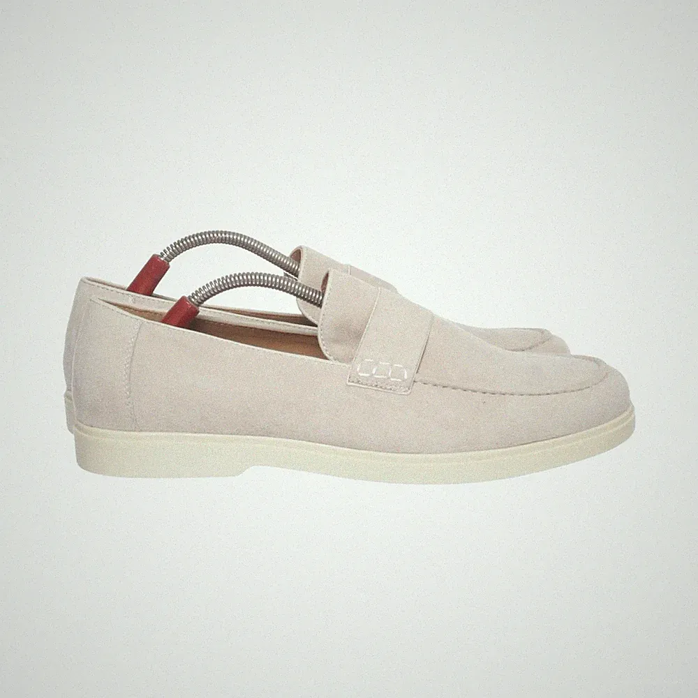 Seqwl, Loafers, Größe: 44, Wildlederimitat, Beige, Herren #KsQ