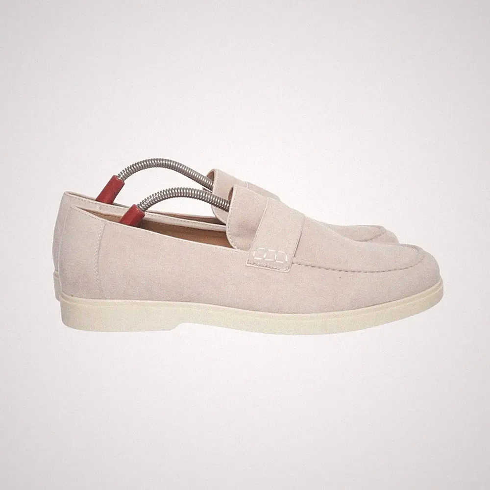 Seqwl, Loafers, Größe: 44, Wildlederimitat, Beige, Herren #KsQ