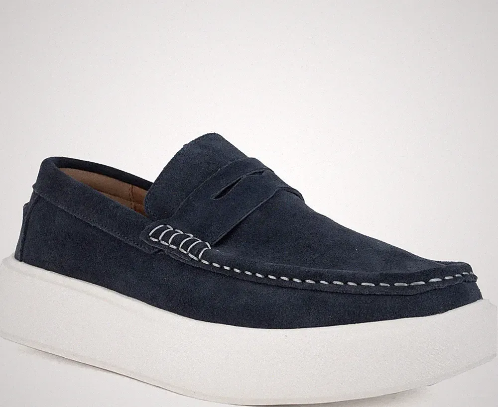 Sergio Moretti Herren Blaue Wildleder Loafer Freizeit SMR3969-20263DBL