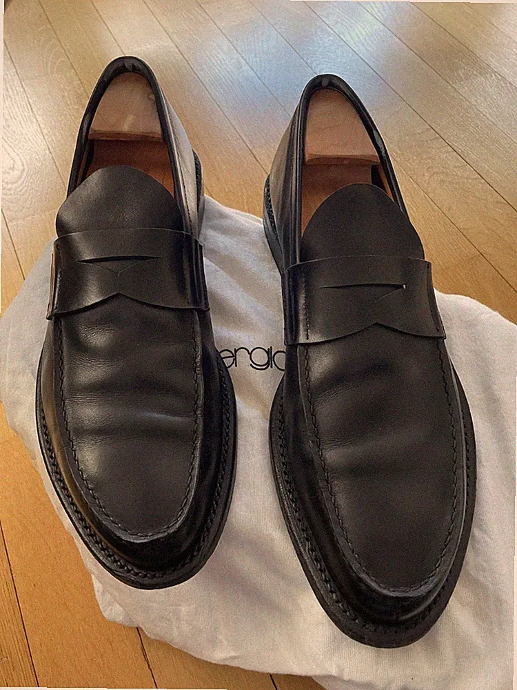 Sergio Rossi Loafer - Modell Camnridge - Gr. 43,5 - Art.nr. UF4068 Made in Italy