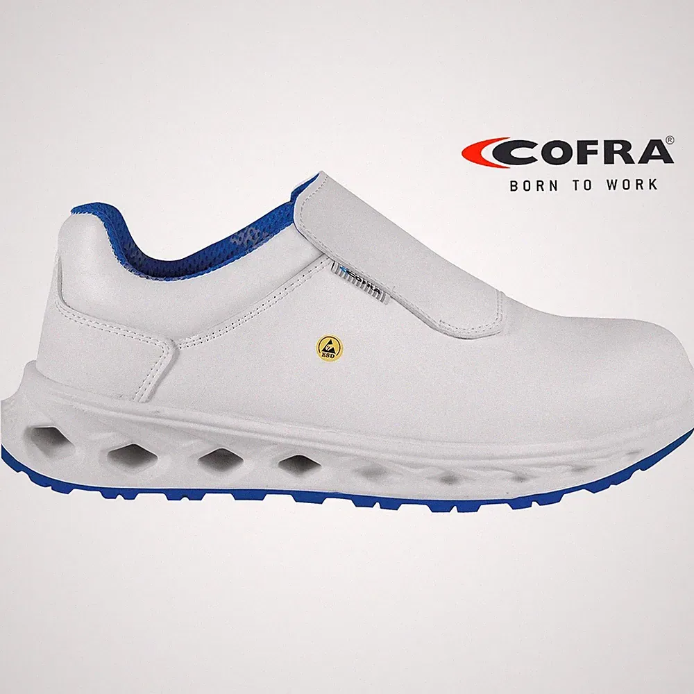 SICHERHEITSSCHUHE COFRA ARBEIT HERREN DAMEN S3 HYGIENE SLIP-ON MOKASSIN