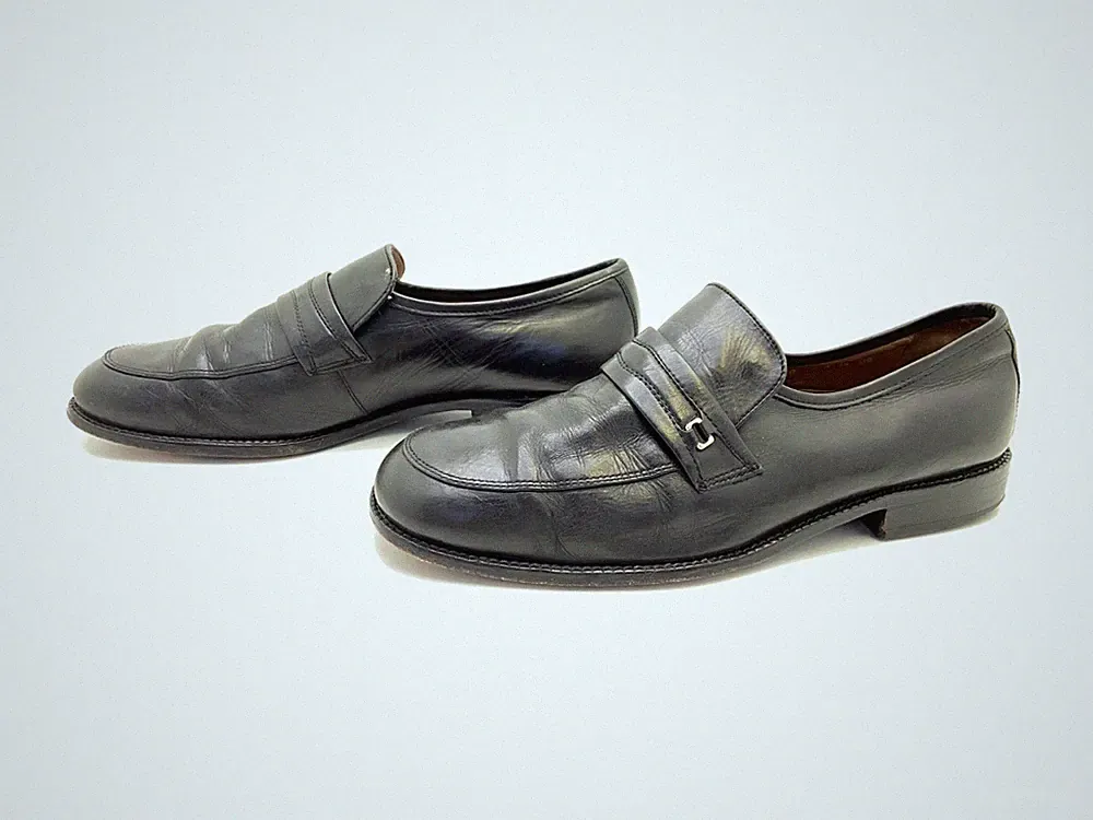 Sioux Herren Halbschuh Slipper Loafers Comfort Schwarz Gr. 43 (UK 9)