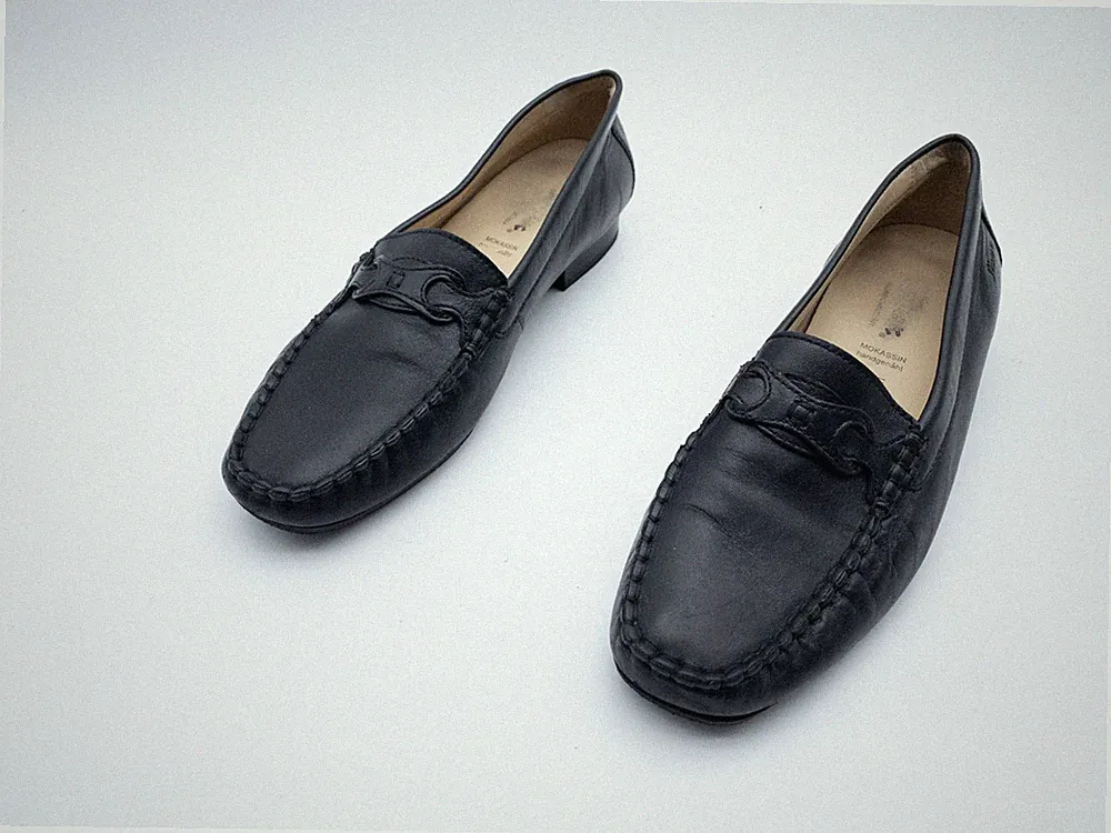 Sioux Herren Loafer Slipper Mokassin Halbschuh schwarz Gr 42 EU Art 36353-98