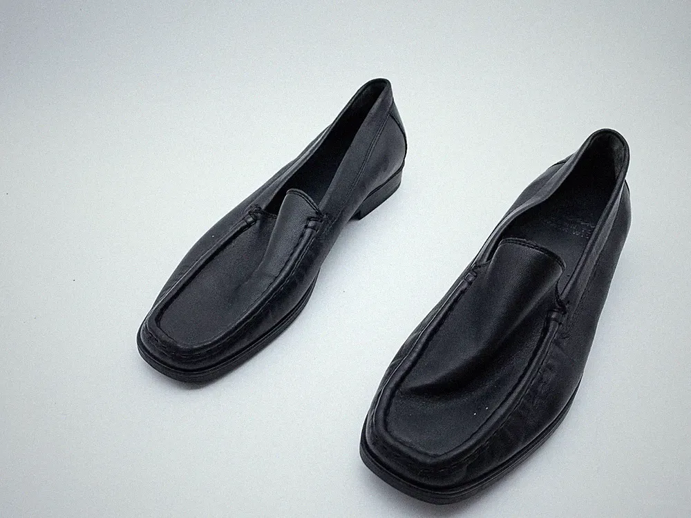 Sioux Herren Loafer Slipper Mokassin Halbschuhe Schwarz Gr. 40 EU Art. 39559-98