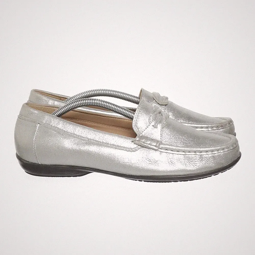 Sioux, Loafers, Größe: 39 1/2, Silber, Damen #6bn