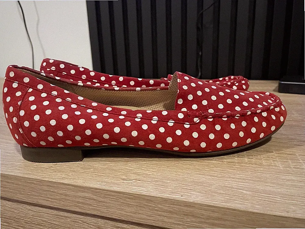 Sioux Mokassin Loafer Slipper Gr. 5,5 (38,5) Weite F