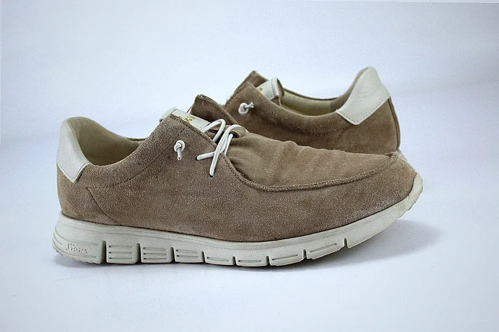 Sioux Mokrunner Gr.42 Herren Halbschuhe Slipper Loafers Wildleder TOP T 218