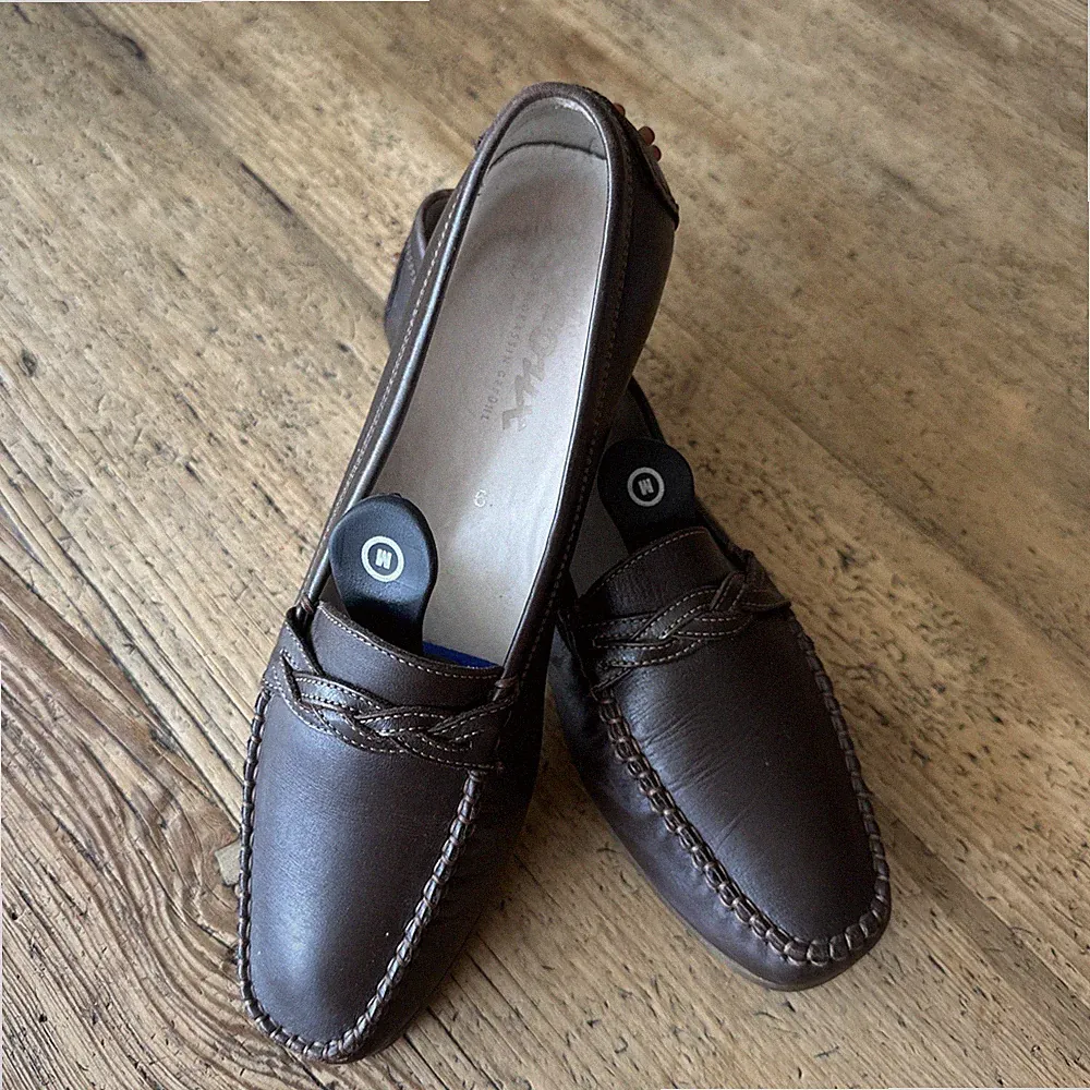Sioux Schuhe Loafer Leder Gr. 39,5 Braun Damen top Gr. 6
