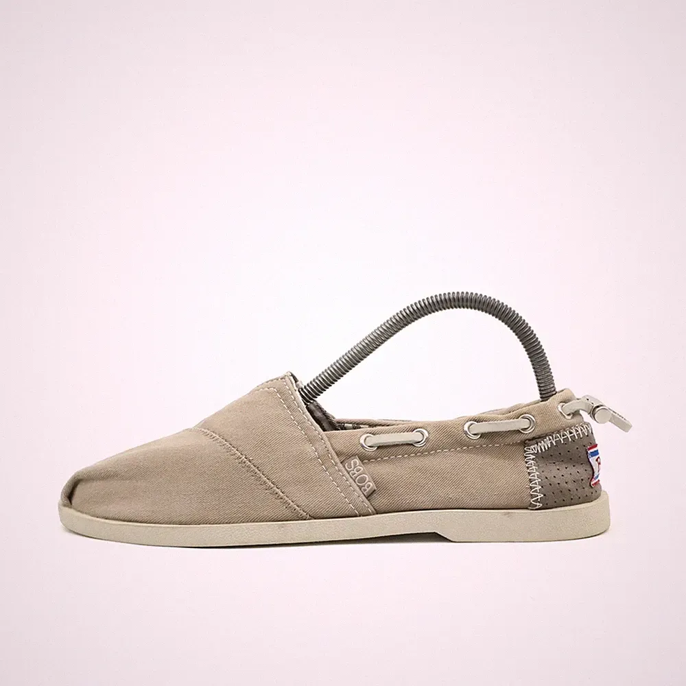 Skechers Damen espadrilles EU 37 BOBS beige textil niedrig bequem loafer