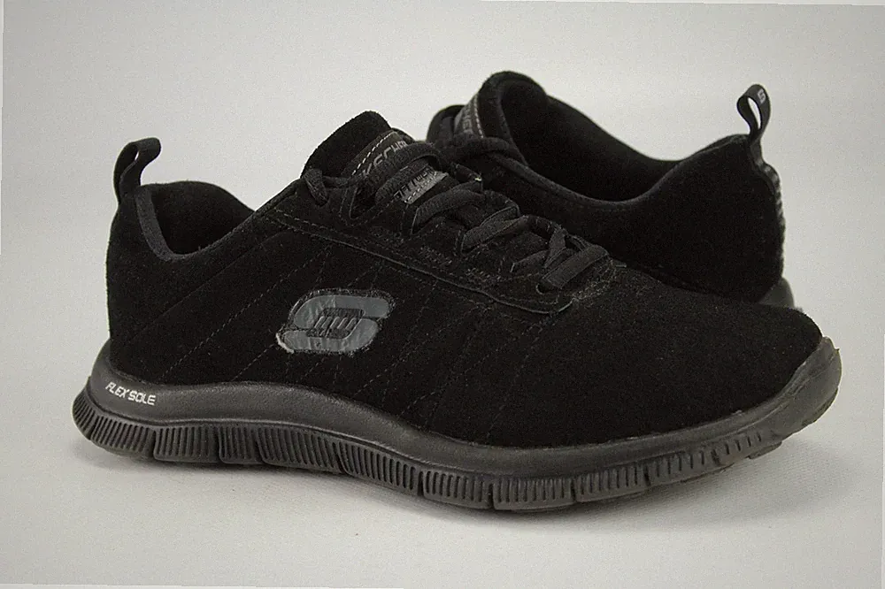 Skechers Gr.36 Damen Halbschuhe Slipper Sneaker Loafers Schwarz TOP J 359