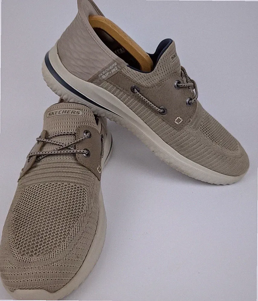 Skechers Herren Schuhe UK Größe 9 Halbschuhe Freizeit Slipper Schuhe FL144766VGC