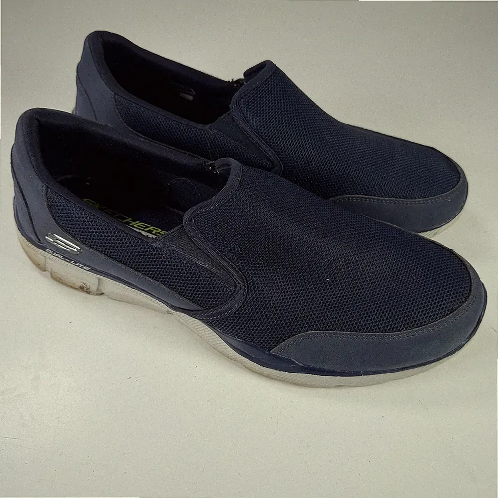 Skechers Herren Sneaker Slipper DUAL-LITE Memory Foam Navy 13 (58881S)