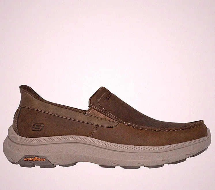 SKECHERS Pollard-Osgood Desert RF Slip-ins Loafer Schuh Herren Größen 7-14 Neu