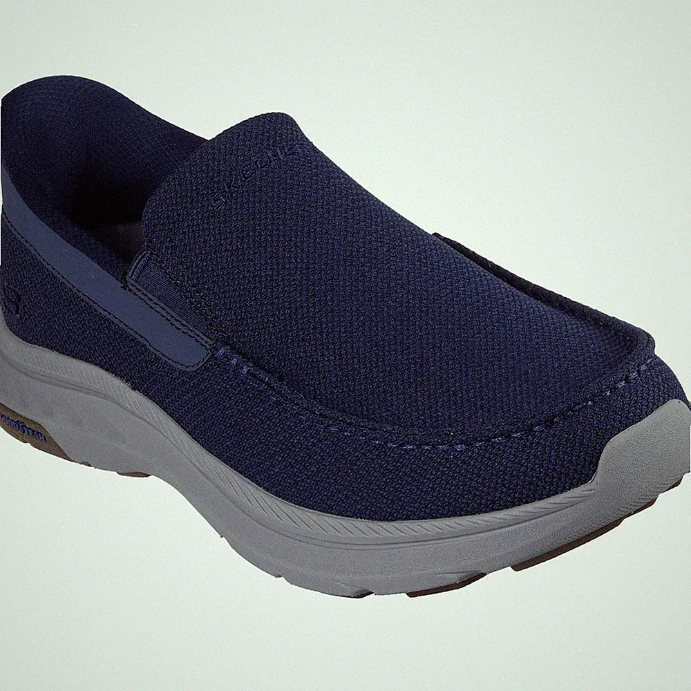 Skechers Pollard Wilfred Herren Navy Loafer Aus Textil