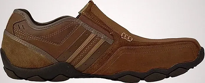 SKETCHERS Herren Slipper EasyFit Memory Foam Halbschuh Stil ZRY Leder Schuh-UK 6-12