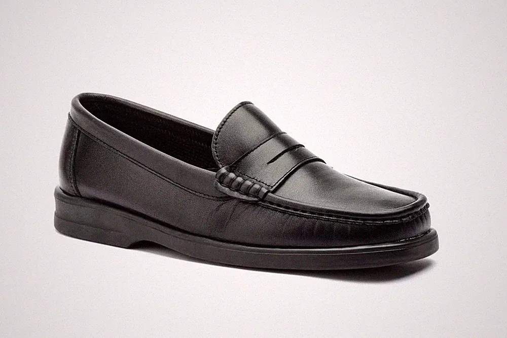 SLIPPER | HERREN - PENNY-LOAFER "KIOWA" - NEGRO | SCHWARZ