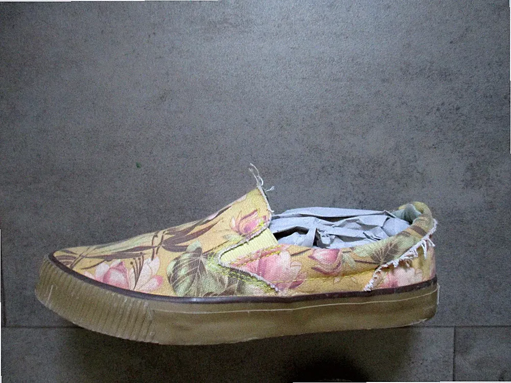 Sneaker Loafer Gr. 40 maisgelb Ballerina Halbschuhe