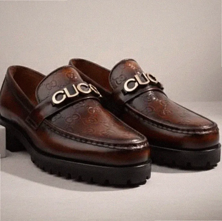 Solento Handgefertigt Herren Matt BRAUN Leder Pferd Gebiss Halbschuhe Grob Halbschuhe UK