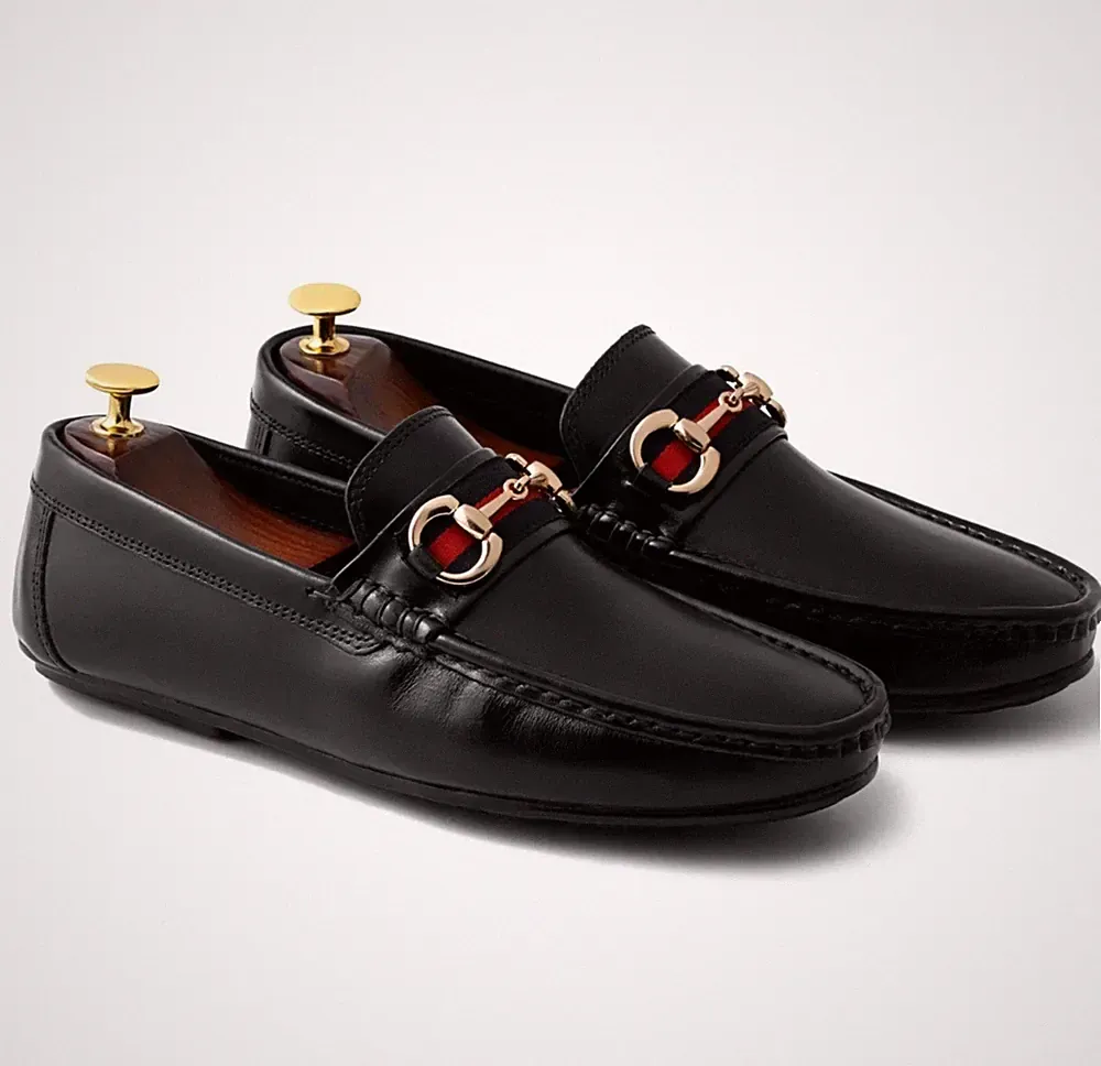 Solento Herren Echtleder Handgefertigt Halbschuhe Leger Fahren Formell Schuhe