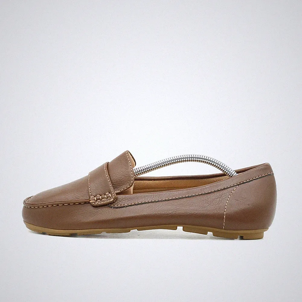 SOUL Naturalizer Damen SEVEN Mokassins braun Leder Low Rutschfest Loafer EU 39,5