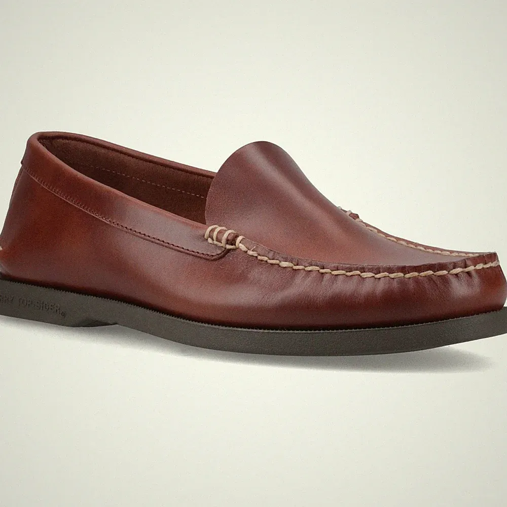 Sperry Authentic Venetian Leder Herren Andere Braune Slipper