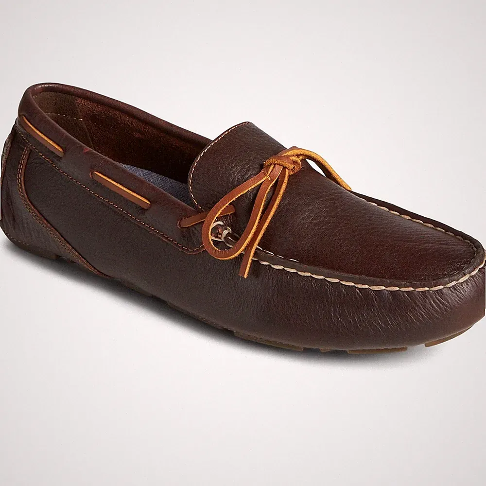 Sperry Driver 1 Eye Herrenslipper Aus Amaretto Leder